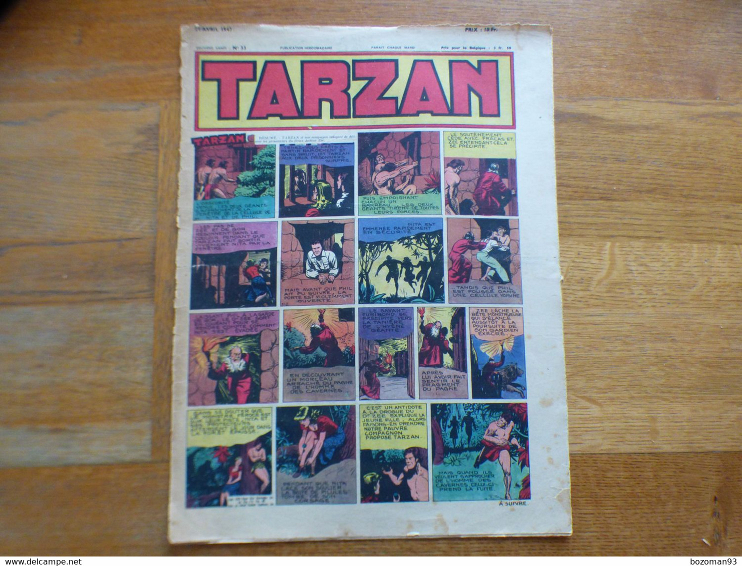 JOURNAL TARZAN N° 33  LA CHAUVE SOURIS + BUFFALO BILL - Tarzan