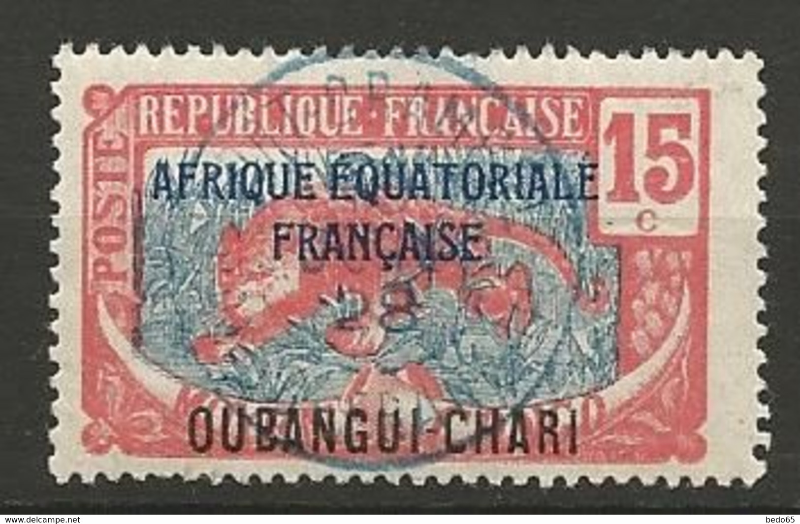 OUBANGUI N° 48 CACHET FORT-CRAMPEL - Gebraucht