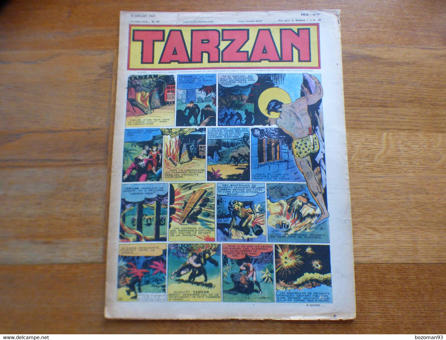 JOURNAL TARZAN N° 44  LA CHAUVE SOURIS + BUFFALO BILL - Tarzan