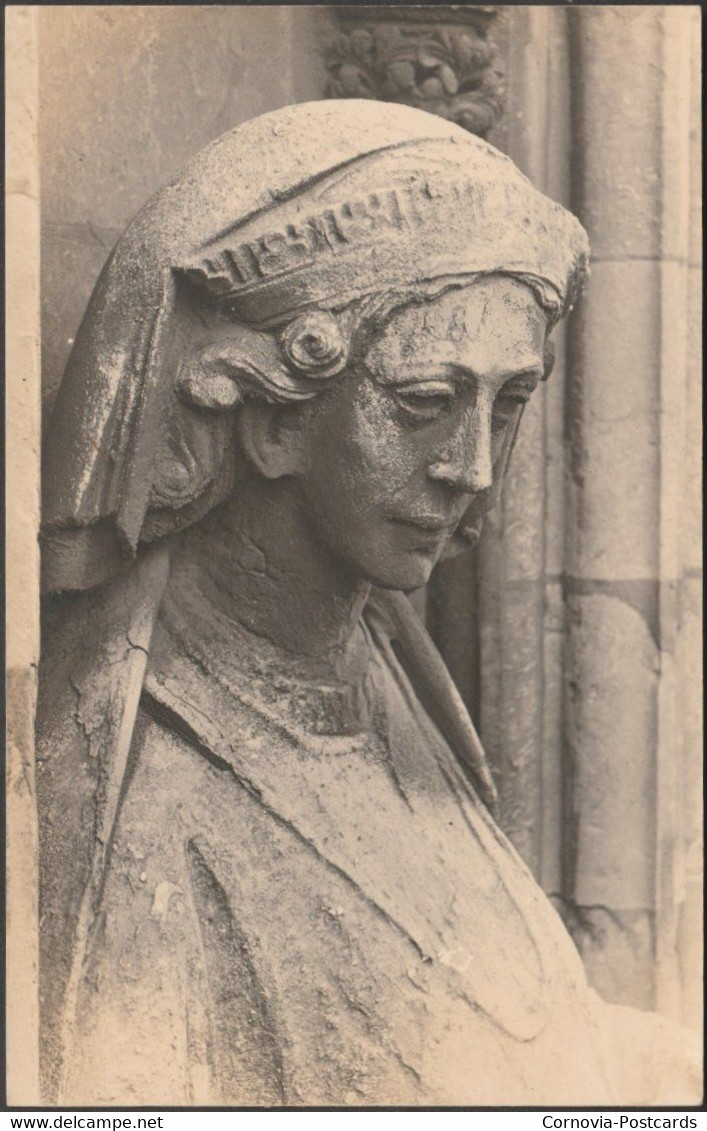 Sculpture, Lincoln Cathedral, C.1930 - Smith RP Postcard - Lincoln