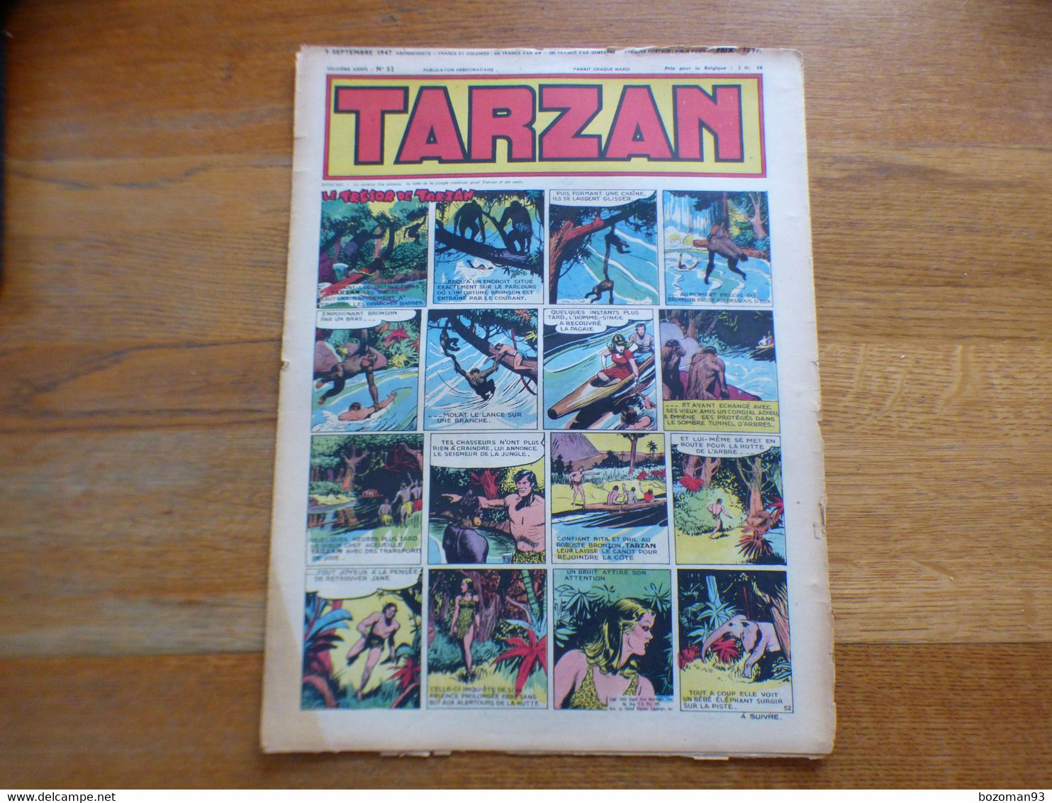 JOURNAL TARZAN N° 52 LA CHAUVE SOURIS + BUFFALO BILL - Tarzan