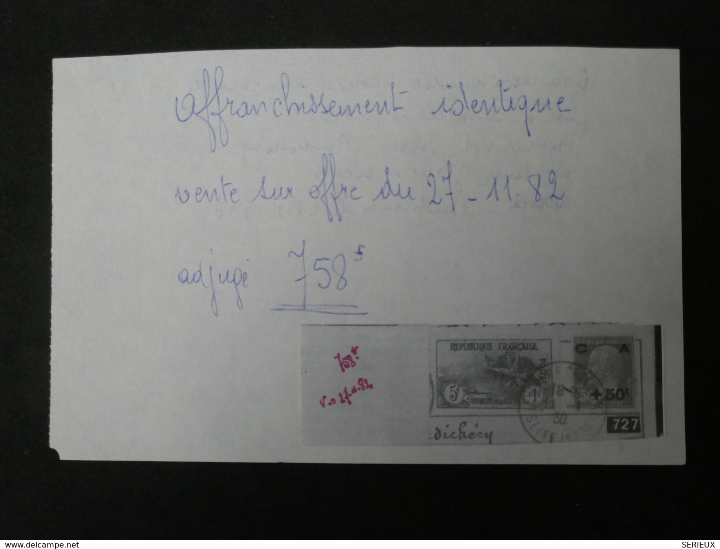 C FRANCE TRES  BELLE LETTRE RRR 1930  LIAISON AERIENNE  ISTRES A PONDICHERY INDES ++++ ORPHELIN N° 232   CA N° 255  ++++ - 1927-1959 Lettres & Documents