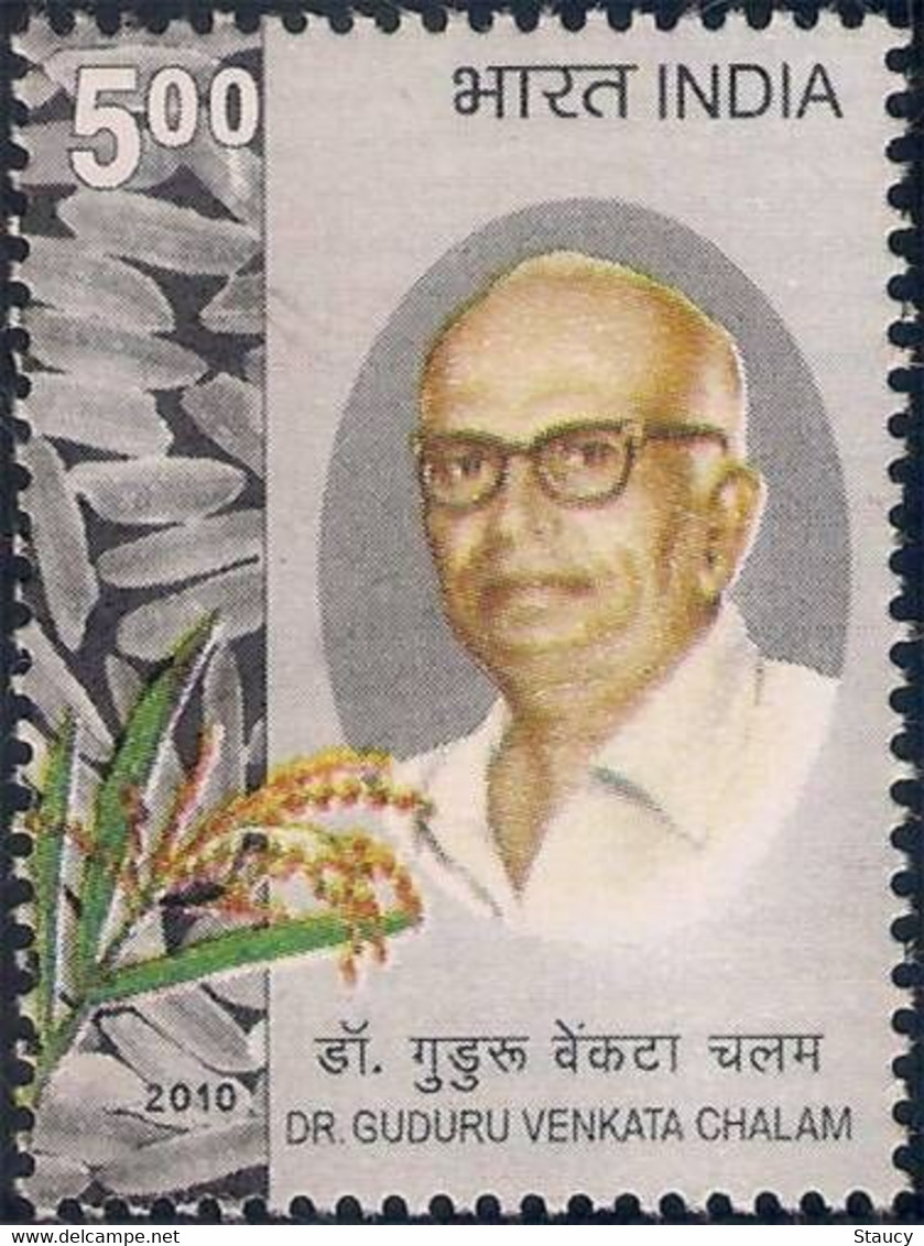 India 2010 Dr. Gurudu Venkata Chalam 1v STAMP MNH P. O Fresh & Fine, Rare - Autres & Non Classés