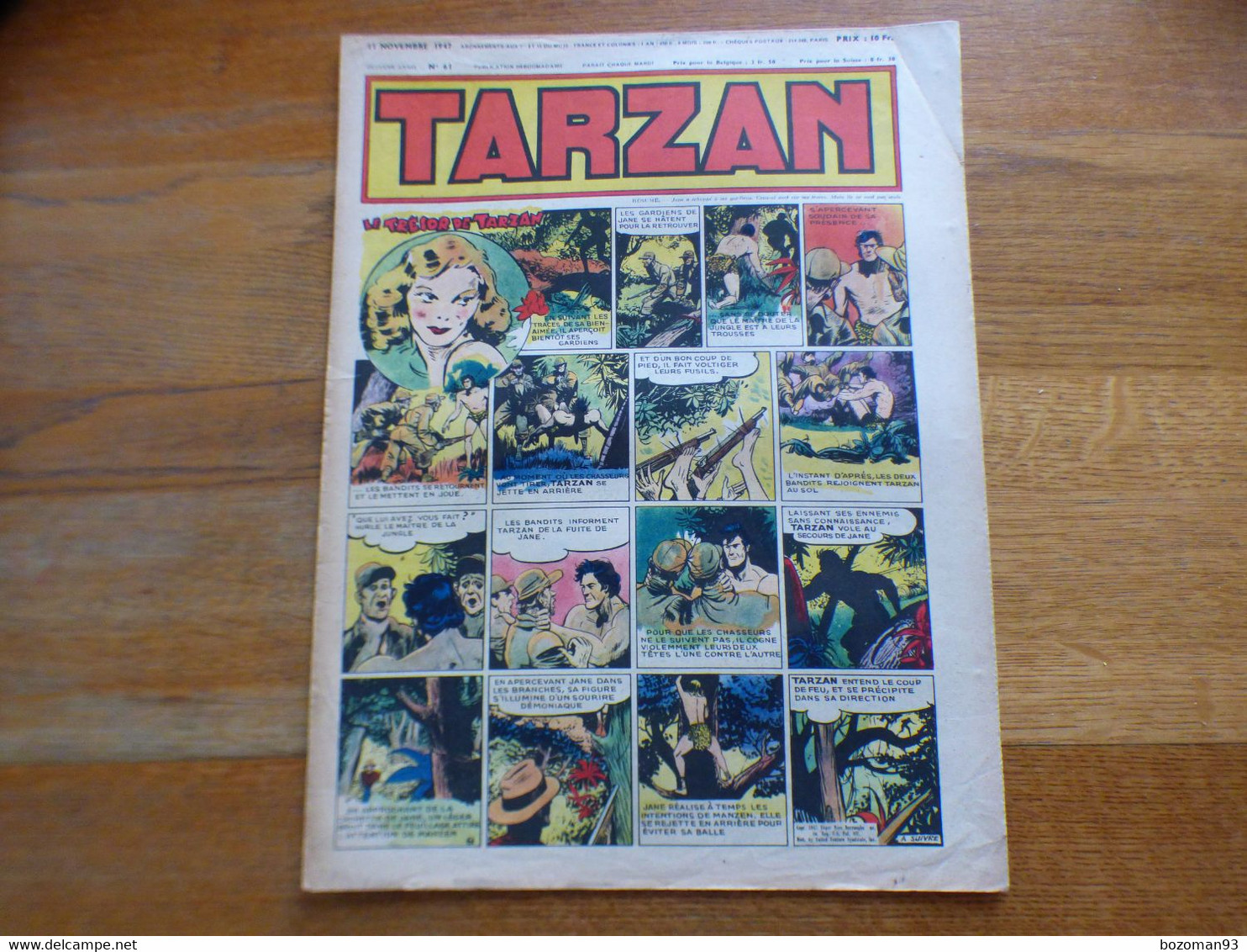 JOURNAL TARZAN N° 61 LA CHAUVE SOURIS + BUFFALO BILL - Tarzan