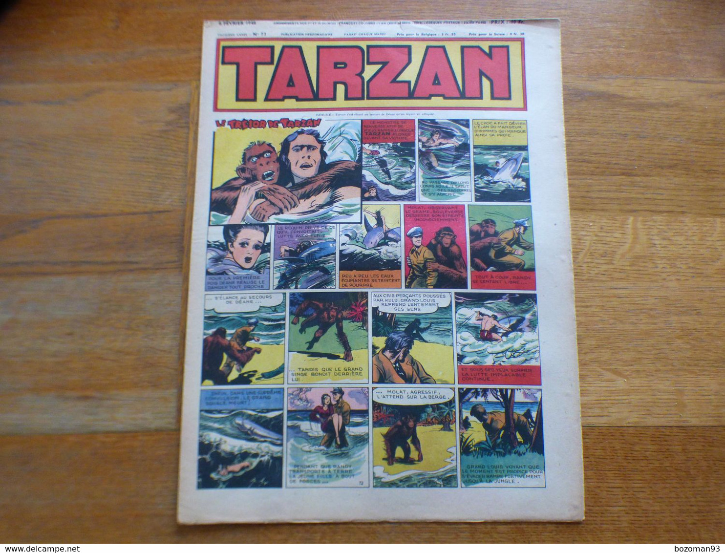 JOURNAL TARZAN N° 73 ROBIN DES BOIS + BUFFALO BILL - Tarzan