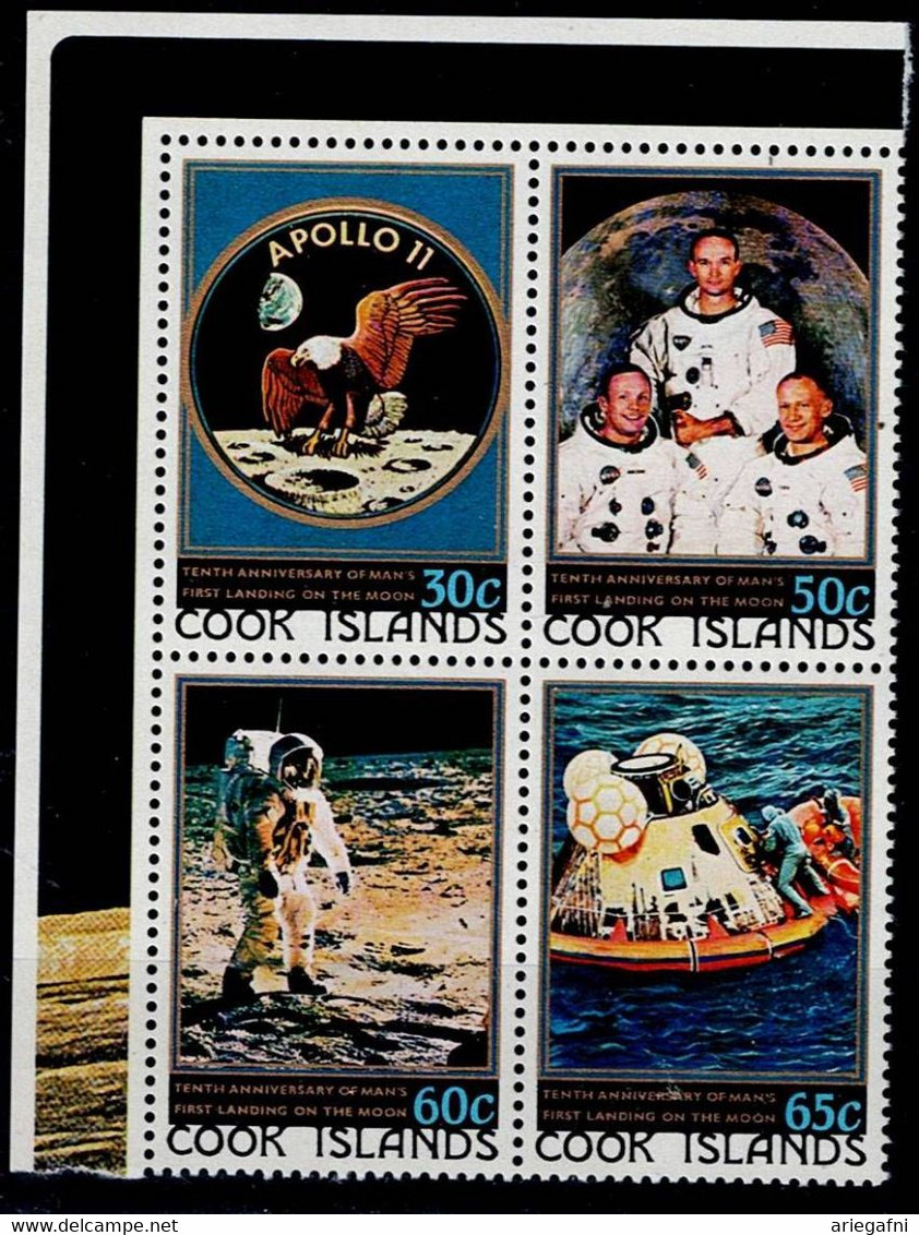 COOK ISLANDS 1979 SPACE MI No 624-7 MNH VF!! - Oceania