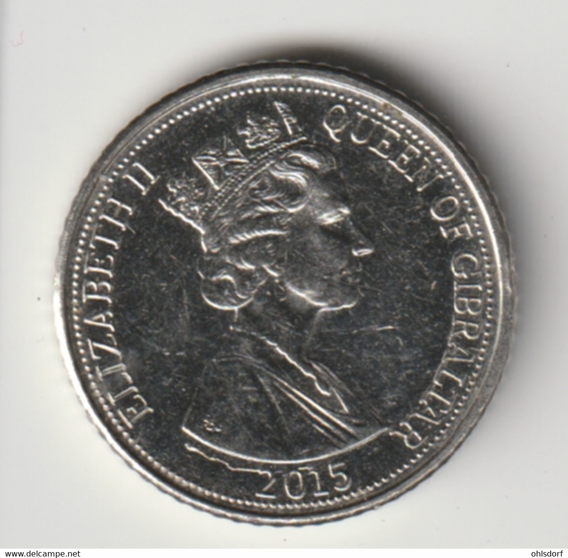 GIBRALTAR 2015: 5 Pence - Gibilterra