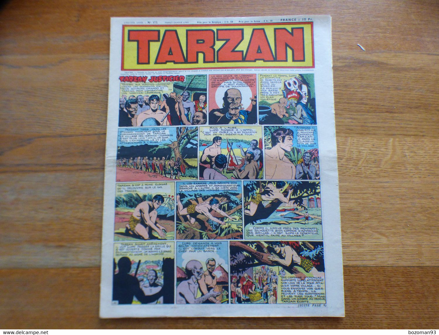 JOURNAL TARZAN N° 172   ROBIN DES BOIS + BUFFALO BILL + TOM MIX - Tarzan