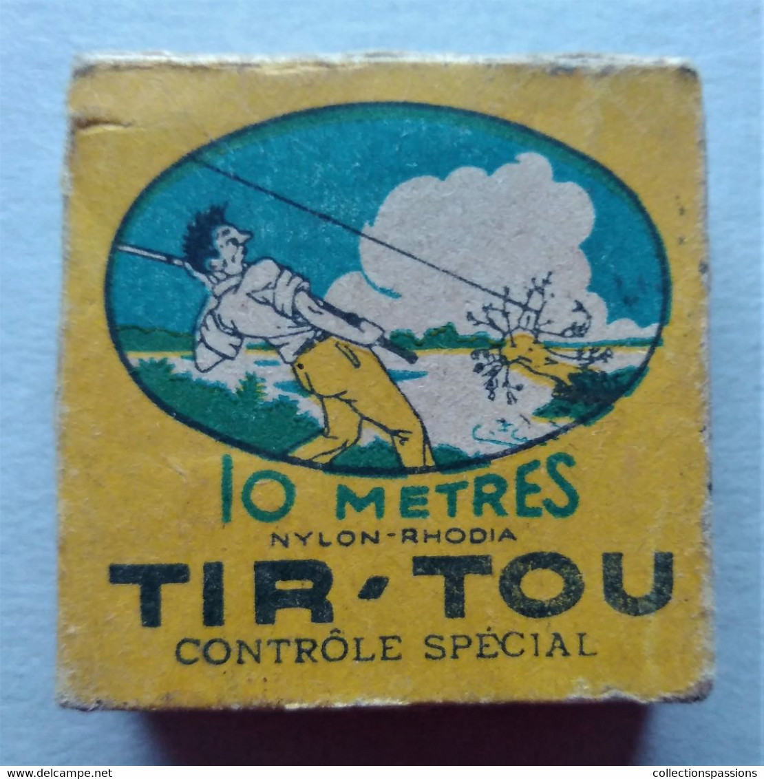 - Ancienne Boite De Fil De Pêche - TIR-TOU - - Fischerei