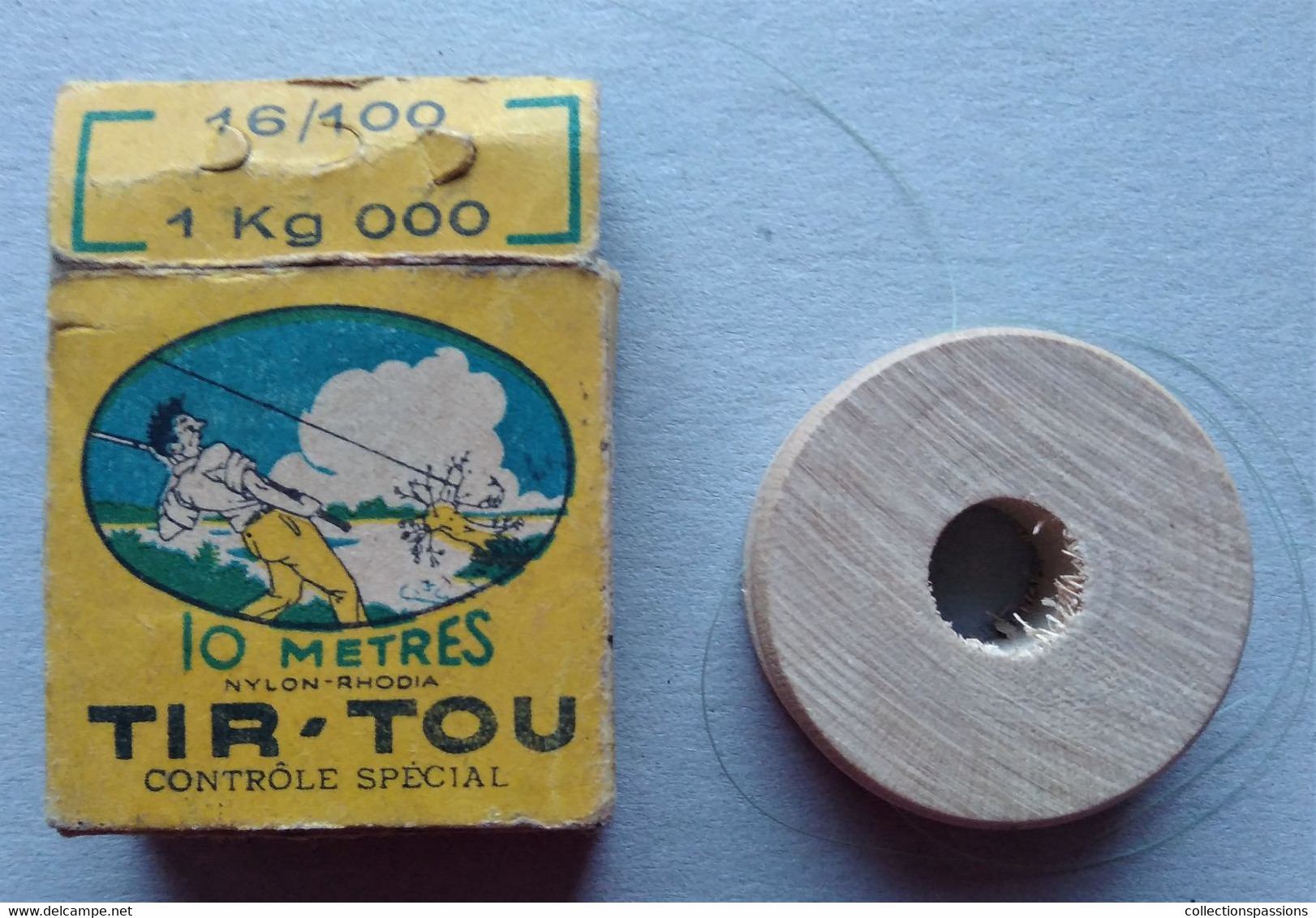 - Ancienne Boite De Fil De Pêche - TIR-TOU - - Fischerei