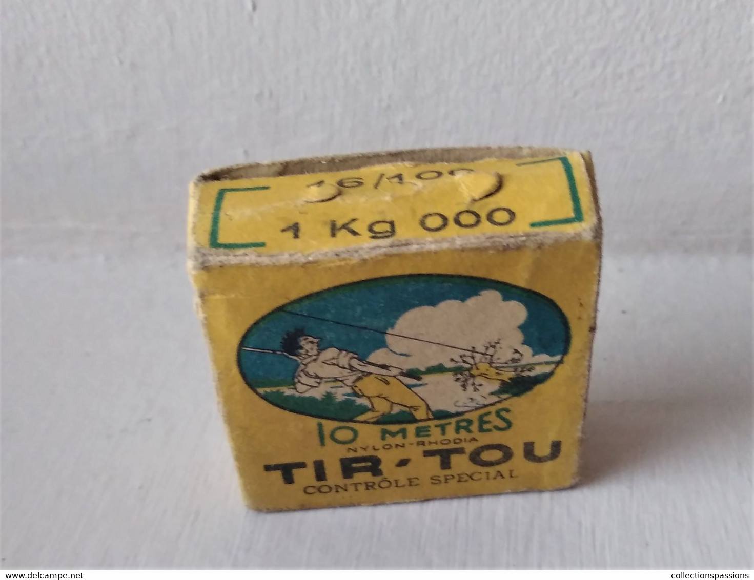 - Ancienne Boite De Fil De Pêche - TIR-TOU - - Pêche