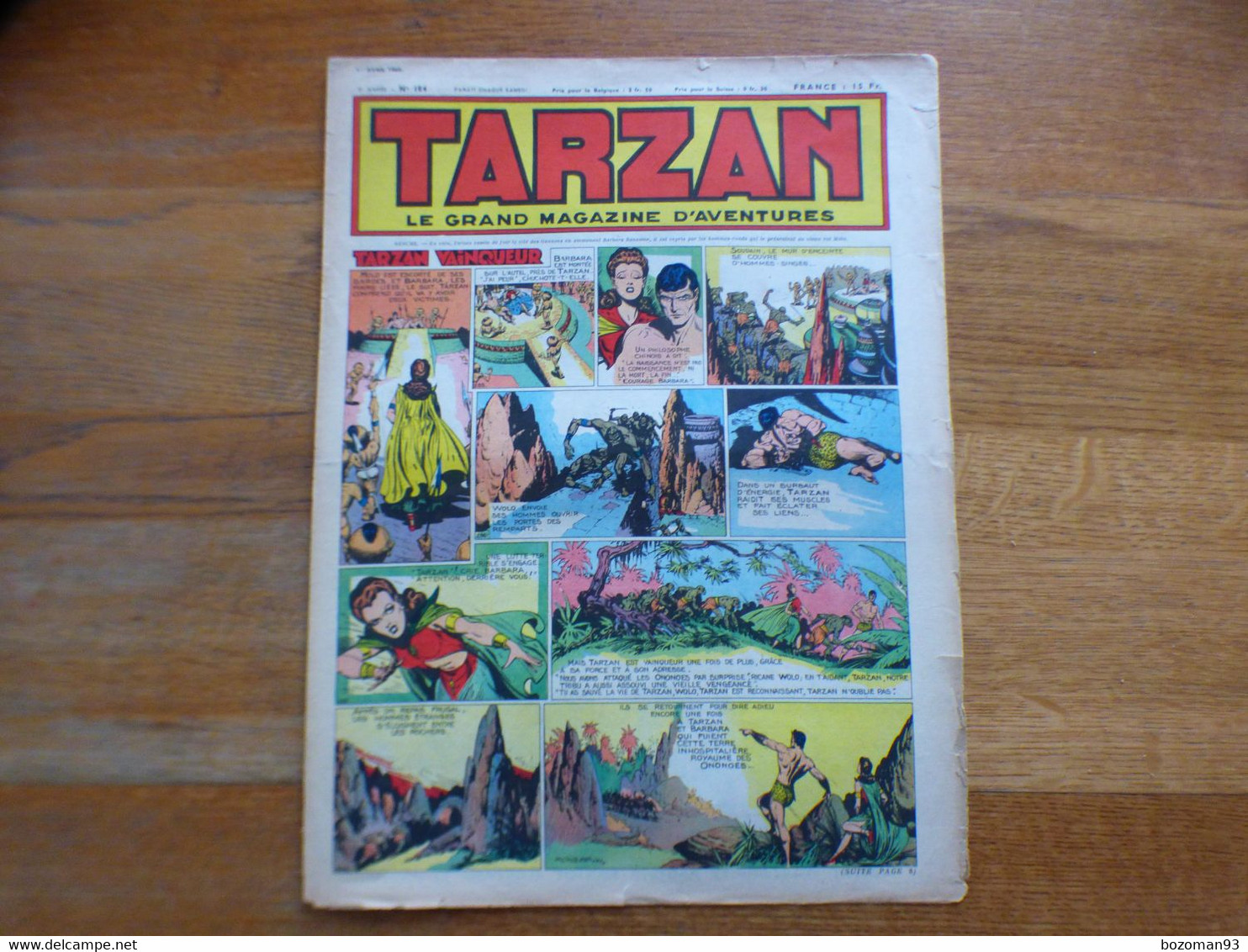 JOURNAL TARZAN N° 184   BUFFALO BILL + L'EPERVIER - Tarzan