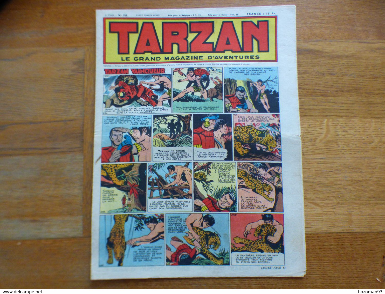 JOURNAL TARZAN N° 185   BUFFALO BILL + L'EPERVIER - Tarzan