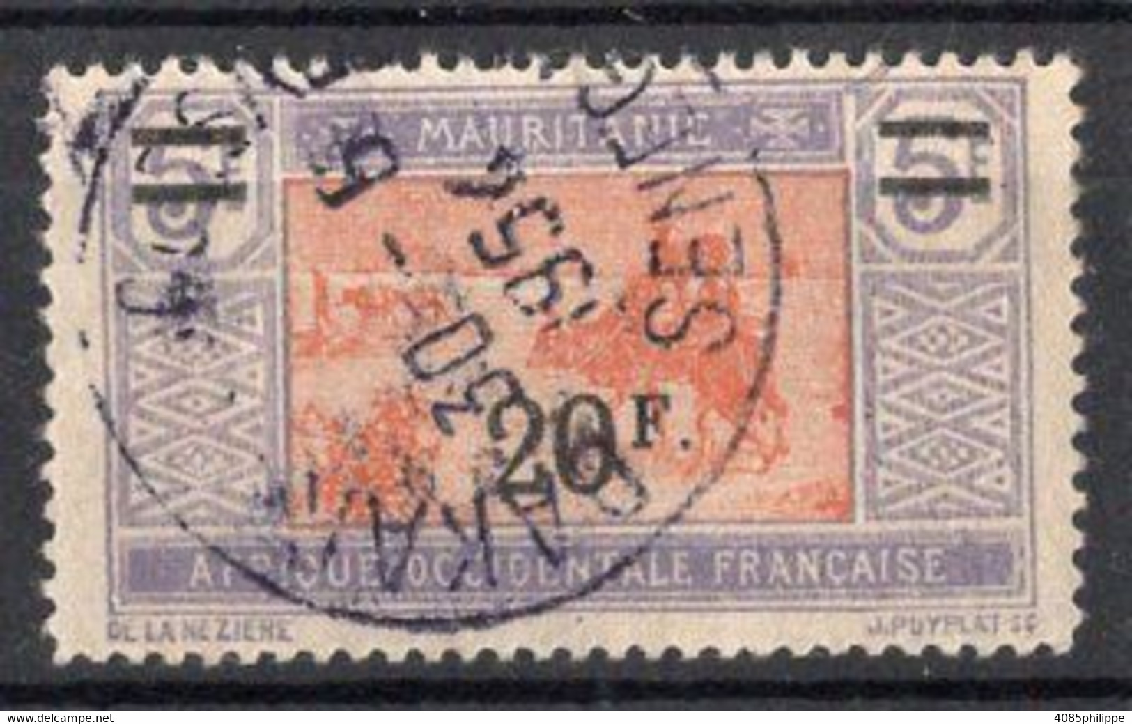 Mauritanie Timbre-poste N°56 Oblitéré TB Cote : 11€00 - Usati