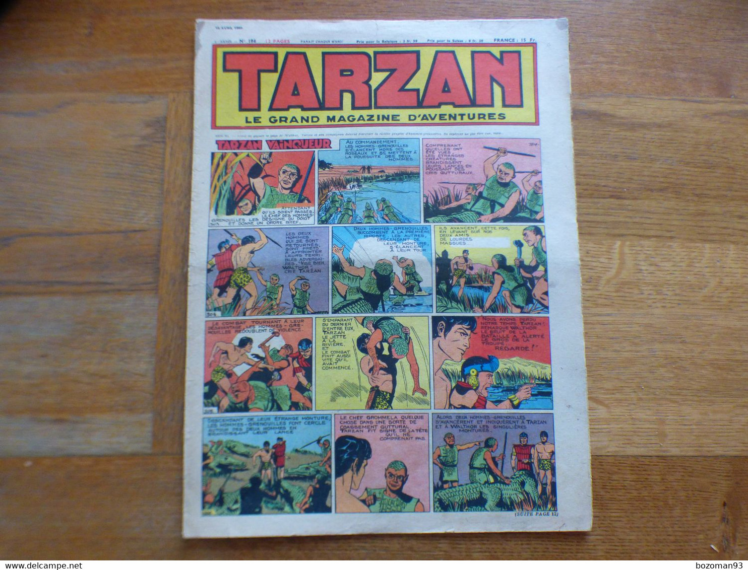 JOURNAL TARZAN N° 186   BUFFALO BILL + L'EPERVIER - Tarzan