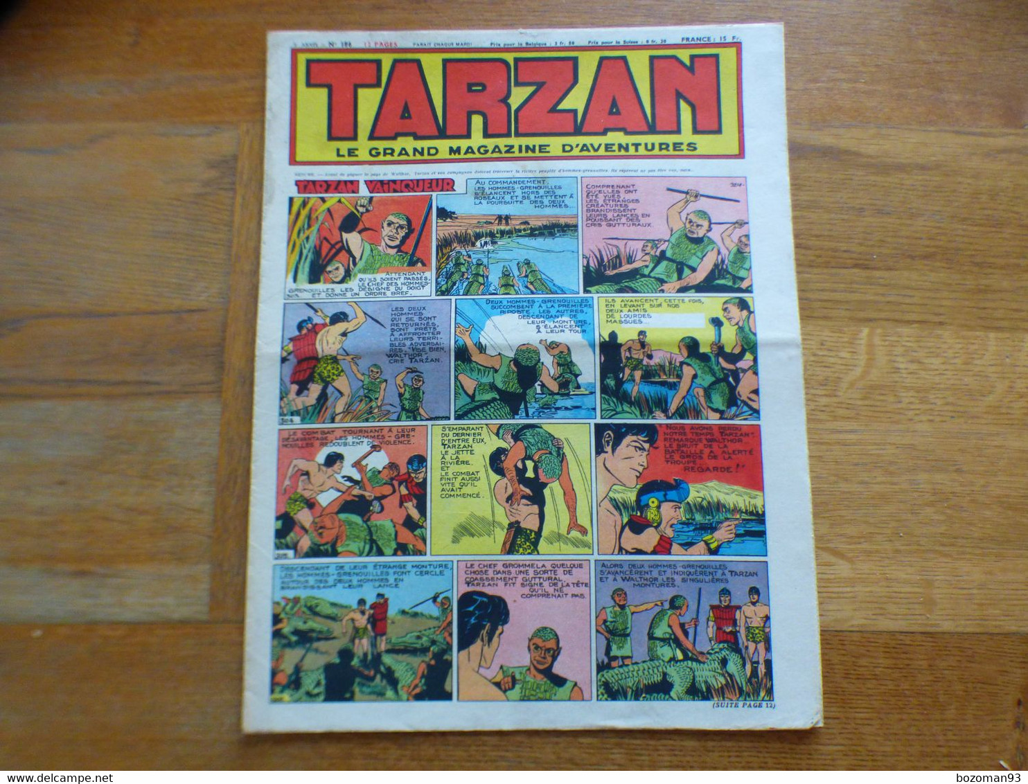 JOURNAL TARZAN N° 186   BUFFALO BILL + L'EPERVIER - Tarzan