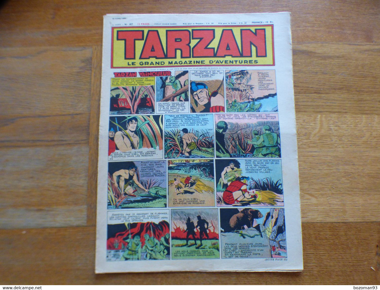 JOURNAL TARZAN N° 187  BUFFALO BILL + L'EPERVIER - Tarzan