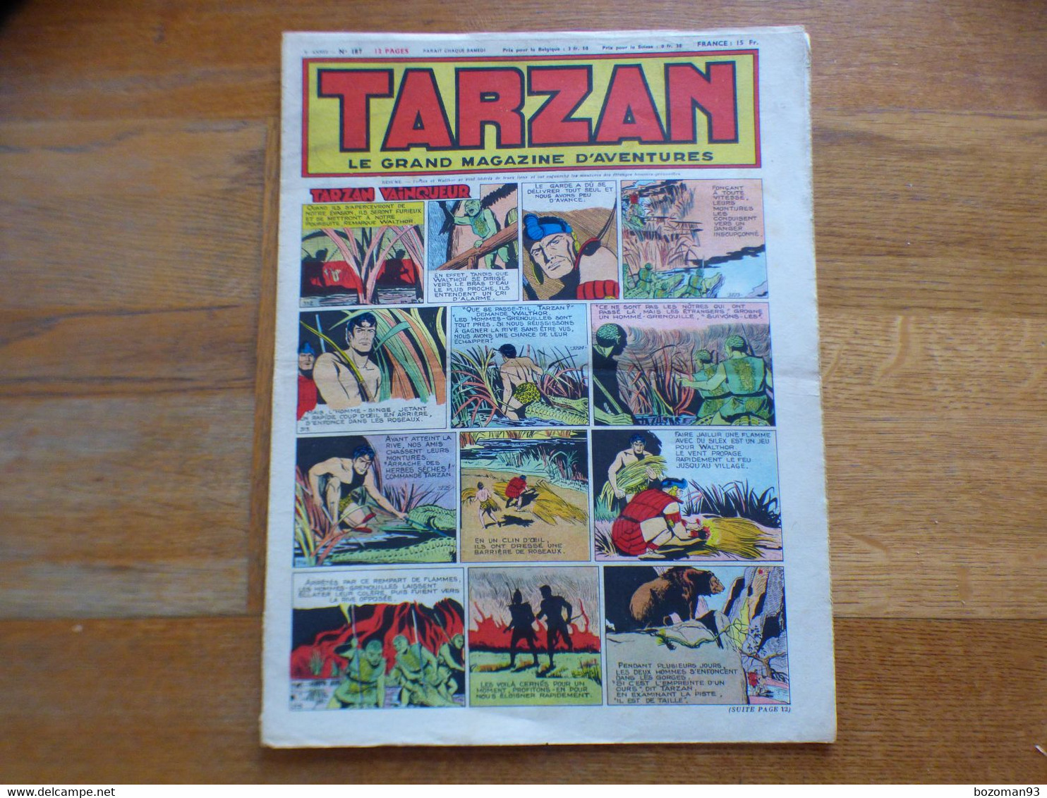 JOURNAL TARZAN N° 187  BUFFALO BILL + L'EPERVIER - Tarzan