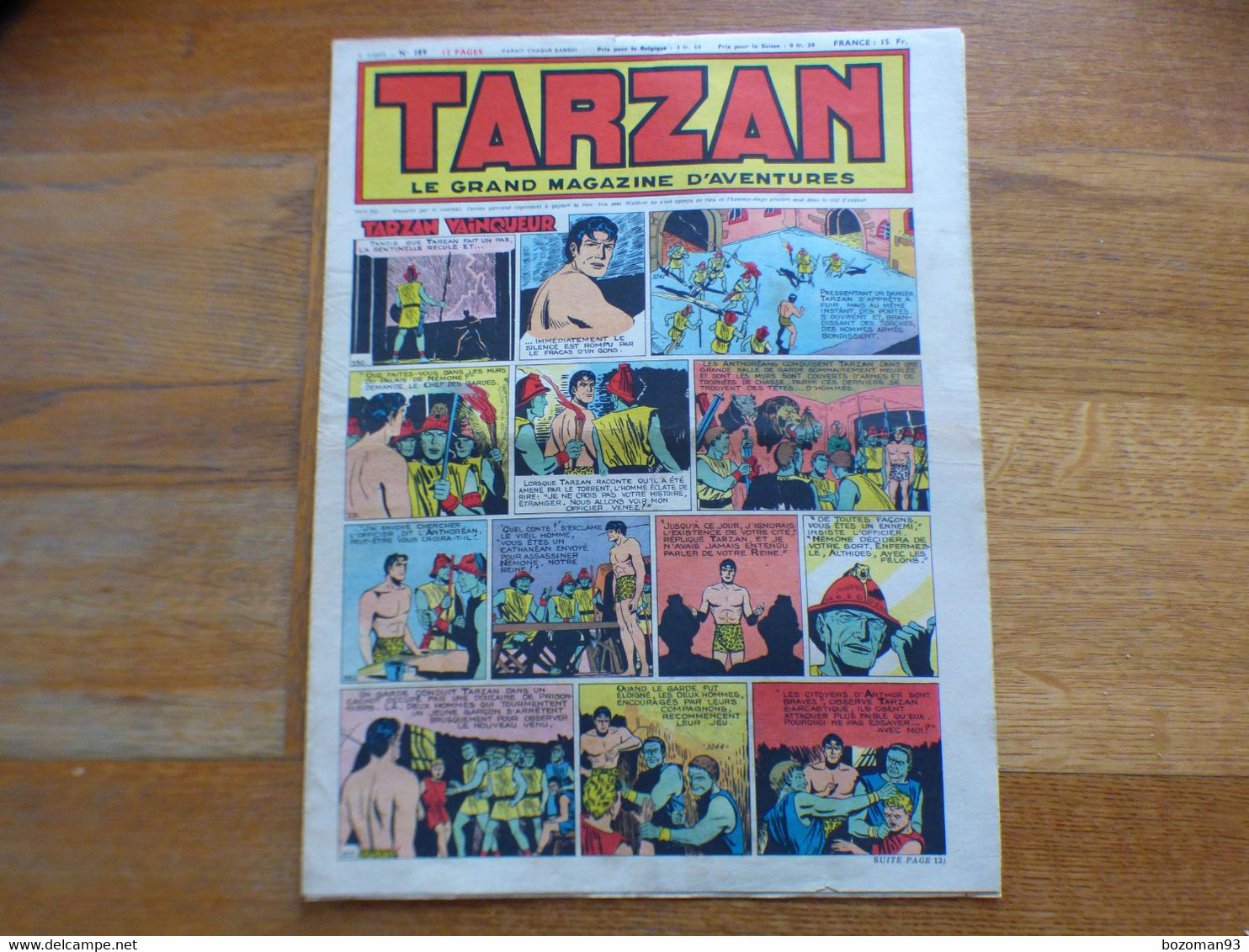 JOURNAL TARZAN N° 189  BUFFALO BILL + L'EPERVIER - Tarzan