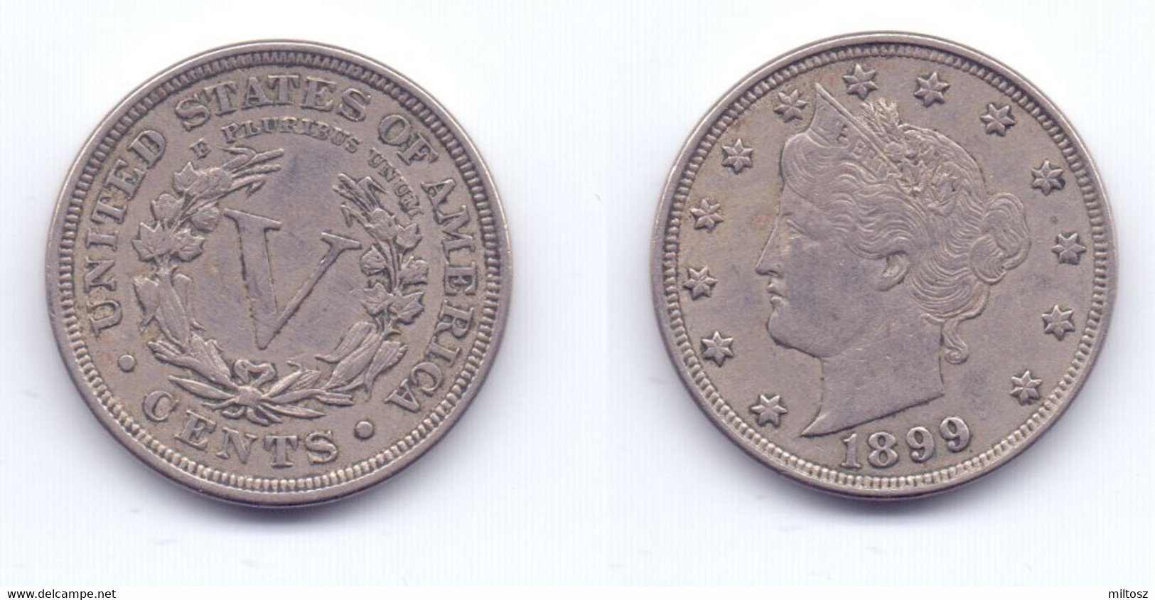 U.S.A. 5 Cents 1899 - 1883-1913: Liberty (Libertà)