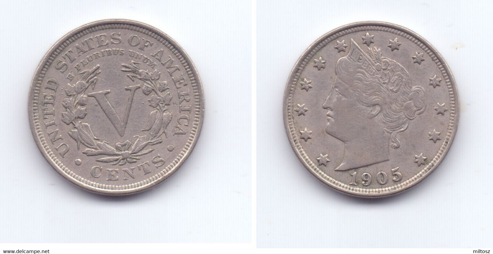 U.S.A. 5 Cents 1905 - 1883-1913: Liberty