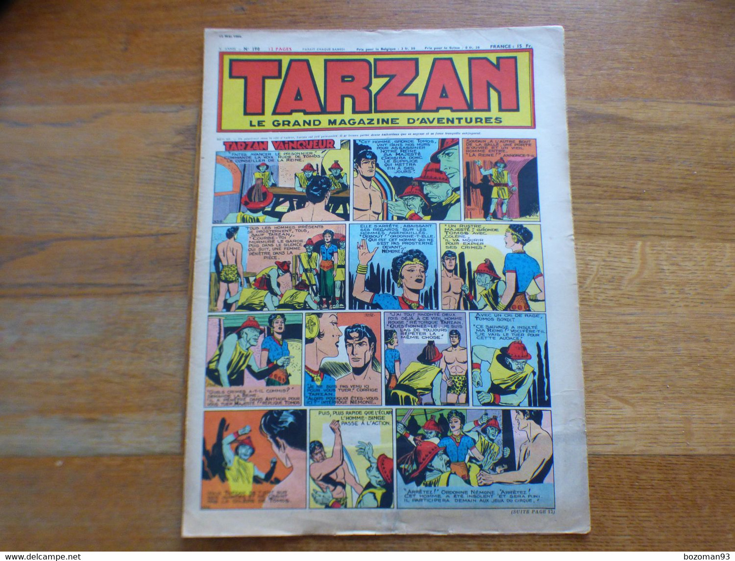 JOURNAL TARZAN N° 190  BUFFALO BILL + L'EPERVIER - Tarzan