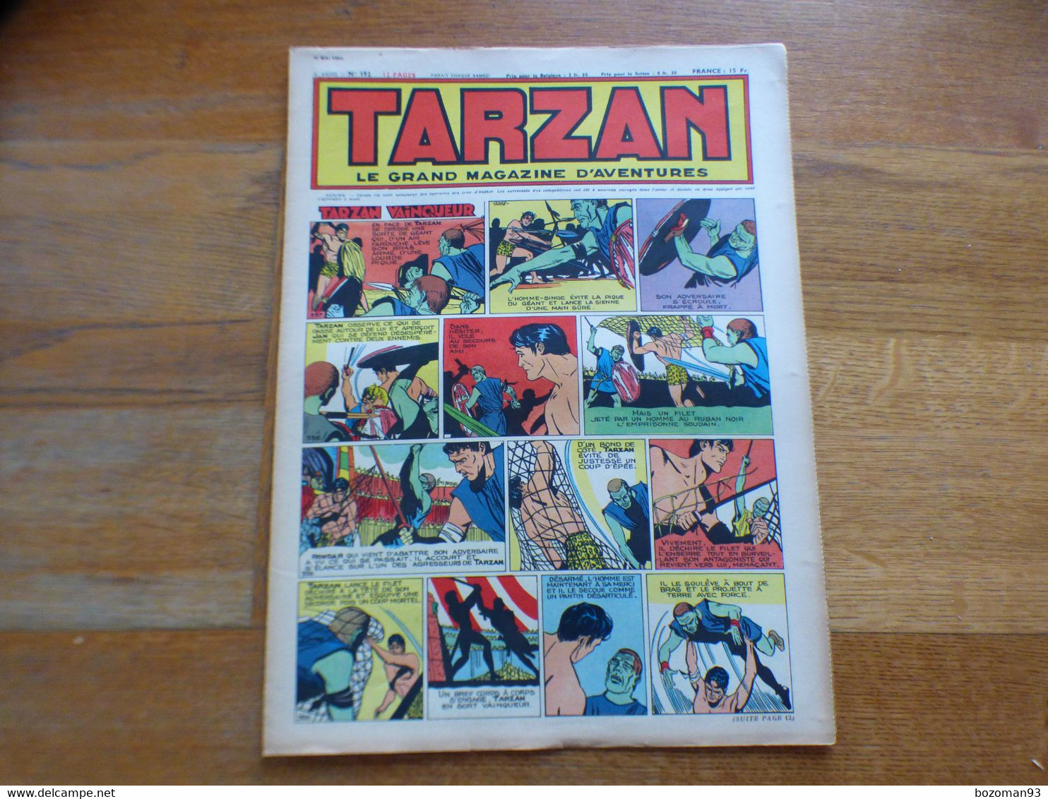 JOURNAL TARZAN N° 192  BUFFALO BILL + L'EPERVIER - Tarzan