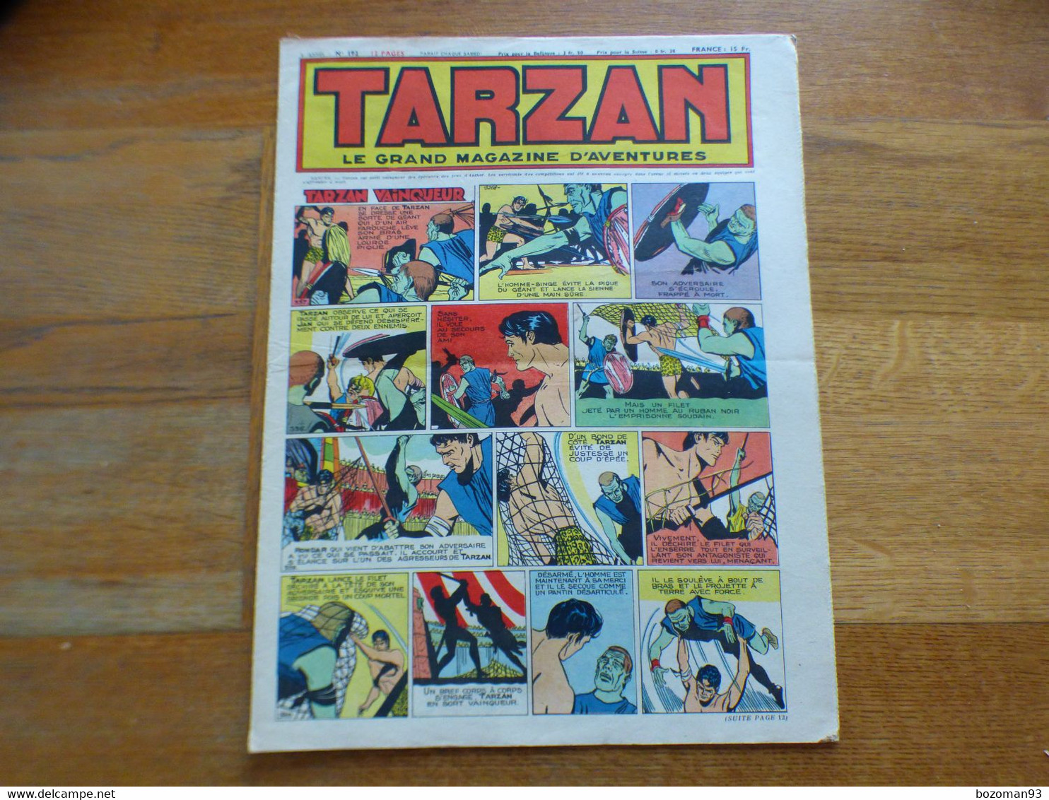 JOURNAL TARZAN N° 192  BUFFALO BILL + L'EPERVIER - Tarzan