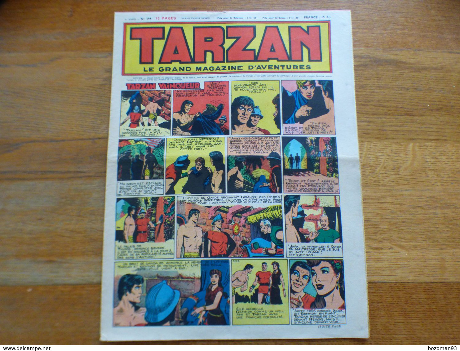 JOURNAL TARZAN N° 195  BUFFALO BILL + L'EPERVIER - Tarzan