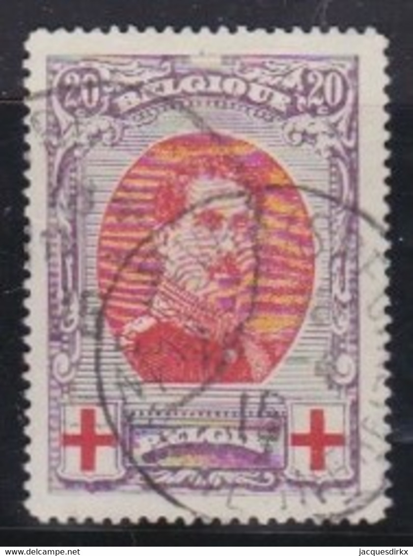 Belgie  .   OBP    .   134     .     O        .    Gestempeld     .   /   .   Oblitéré - 1914-1915 Rotes Kreuz