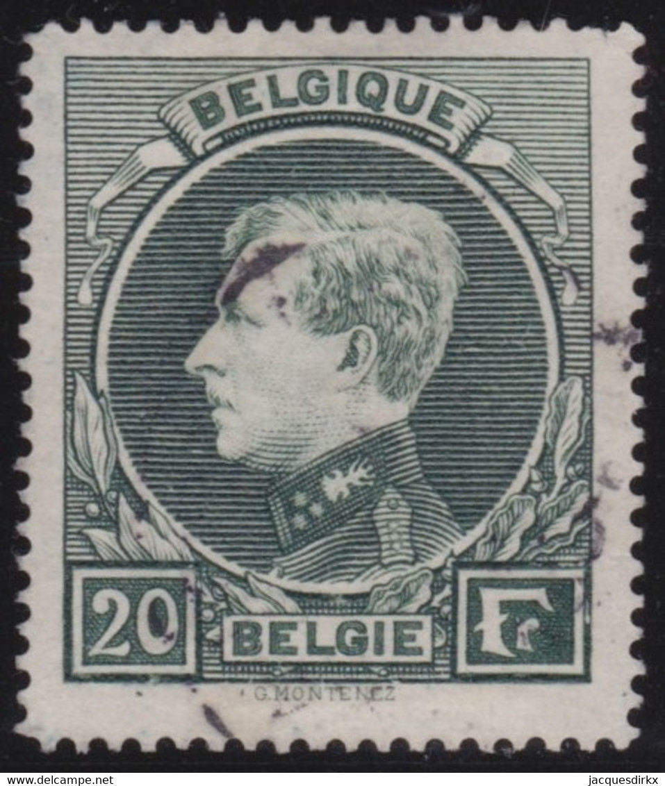 Belgie  .   OBP    .    290A      .     O        .    Gestempeld     .   /   .   Oblitéré - 1929-1941 Gran Montenez