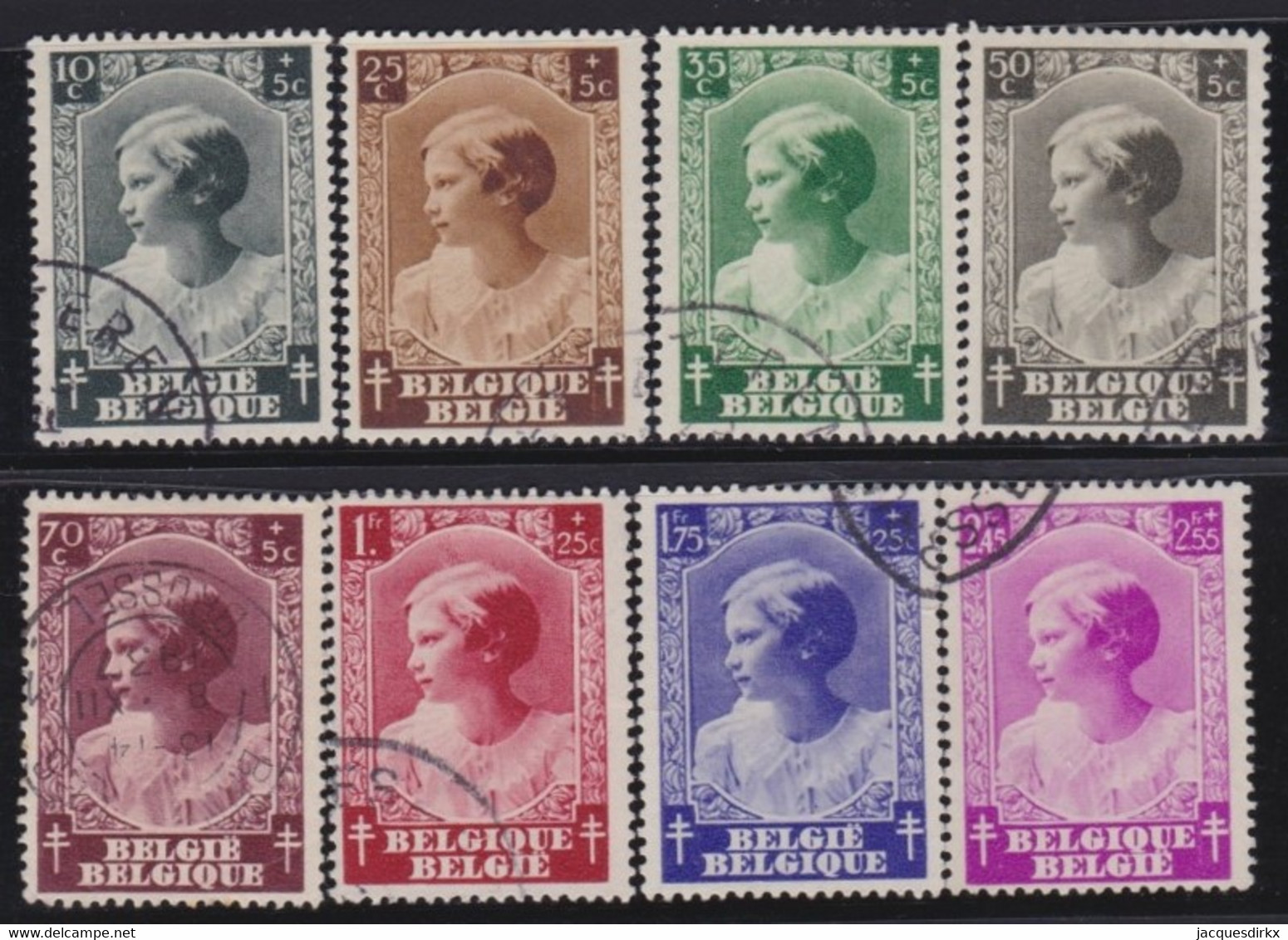 Belgie  .   OBP    .    458/465   .     O        .    Gestempeld     .   /   .   Oblitéré - Used Stamps