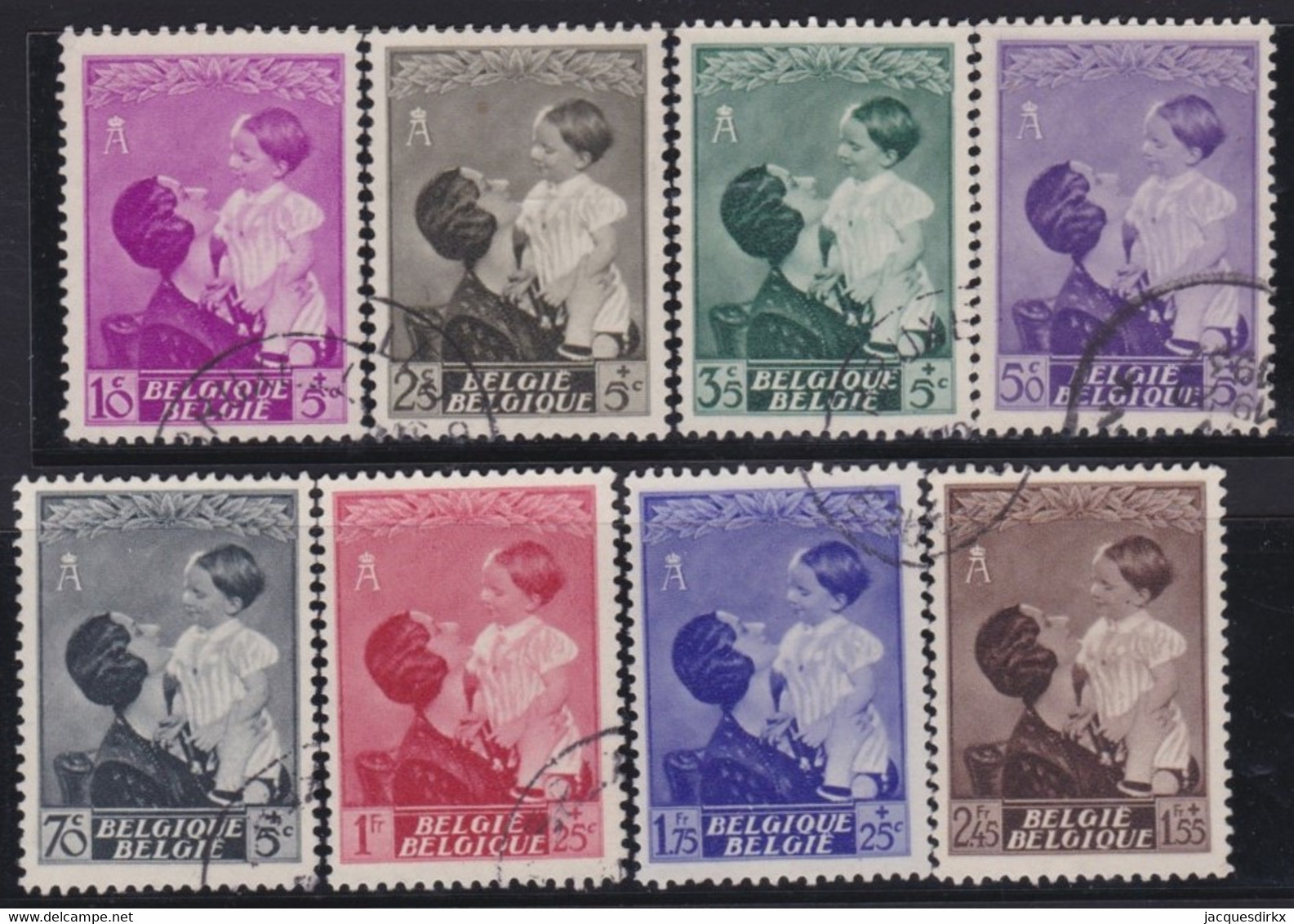 Belgie  .   OBP    .    447/454    .     O        .    Gestempeld     .   /   .   Oblitéré - Used Stamps