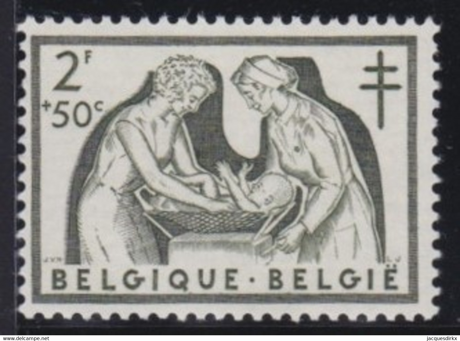 Belgie  .   OBP  .  1002      .    **   .    Postfris  .    /  .   Neuf SANS Charnière - Ungebraucht