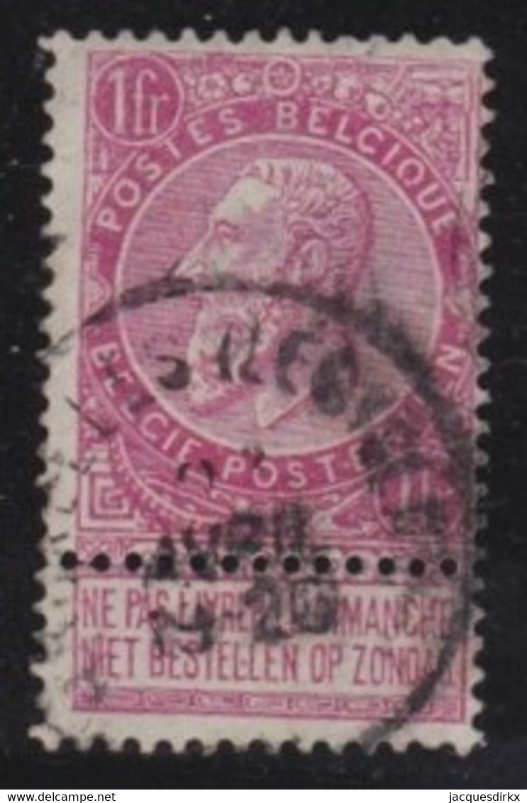 Belgie  .   OBP    .   64      .     O        .    Gestempeld     .   /   .   Oblitéré - 1893-1900 Fijne Baard