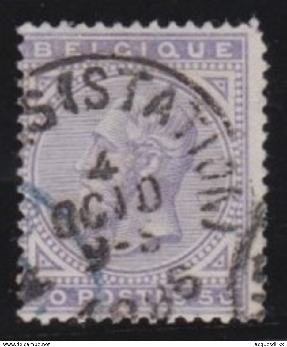 Belgie  .   OBP    .   41     .     O        .    Gestempeld     .   /   .   Oblitéré - 1883 Leopoldo II