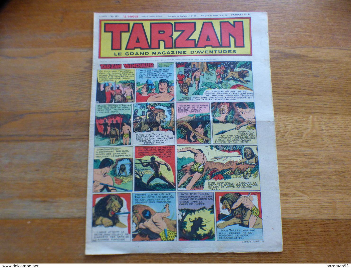 JOURNAL TARZAN N° 197  BUFFALO BILL + L'EPERVIER - Tarzan