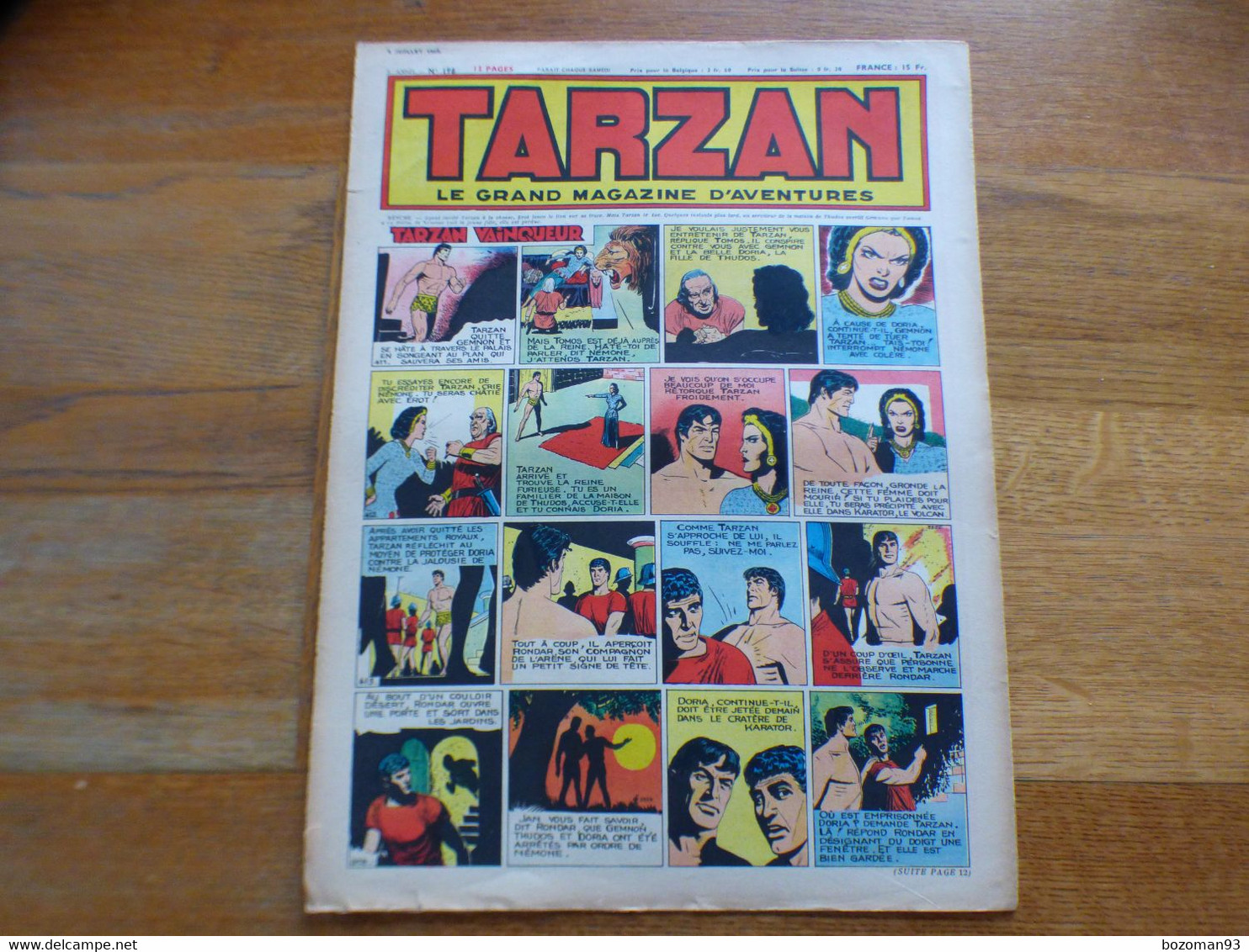 JOURNAL TARZAN N° 198  BUFFALO BILL + L'EPERVIER - Tarzan