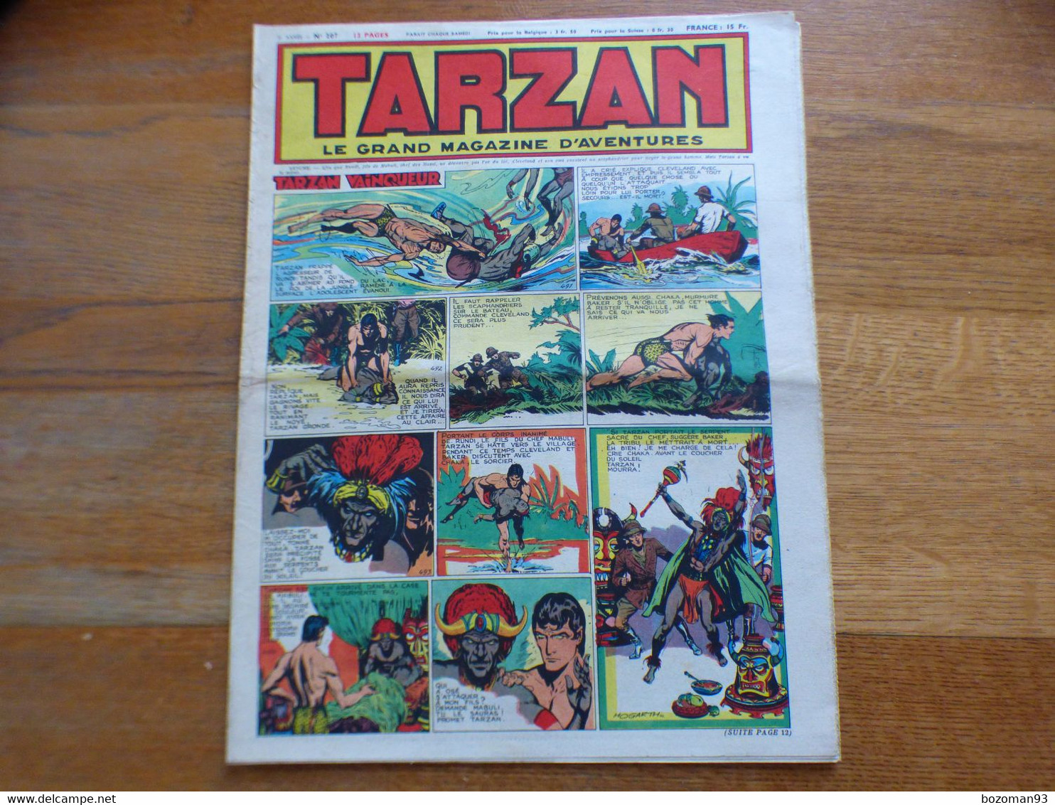 JOURNAL TARZAN N° 207  BUFFALO BILL + L'EPERVIER - Tarzan