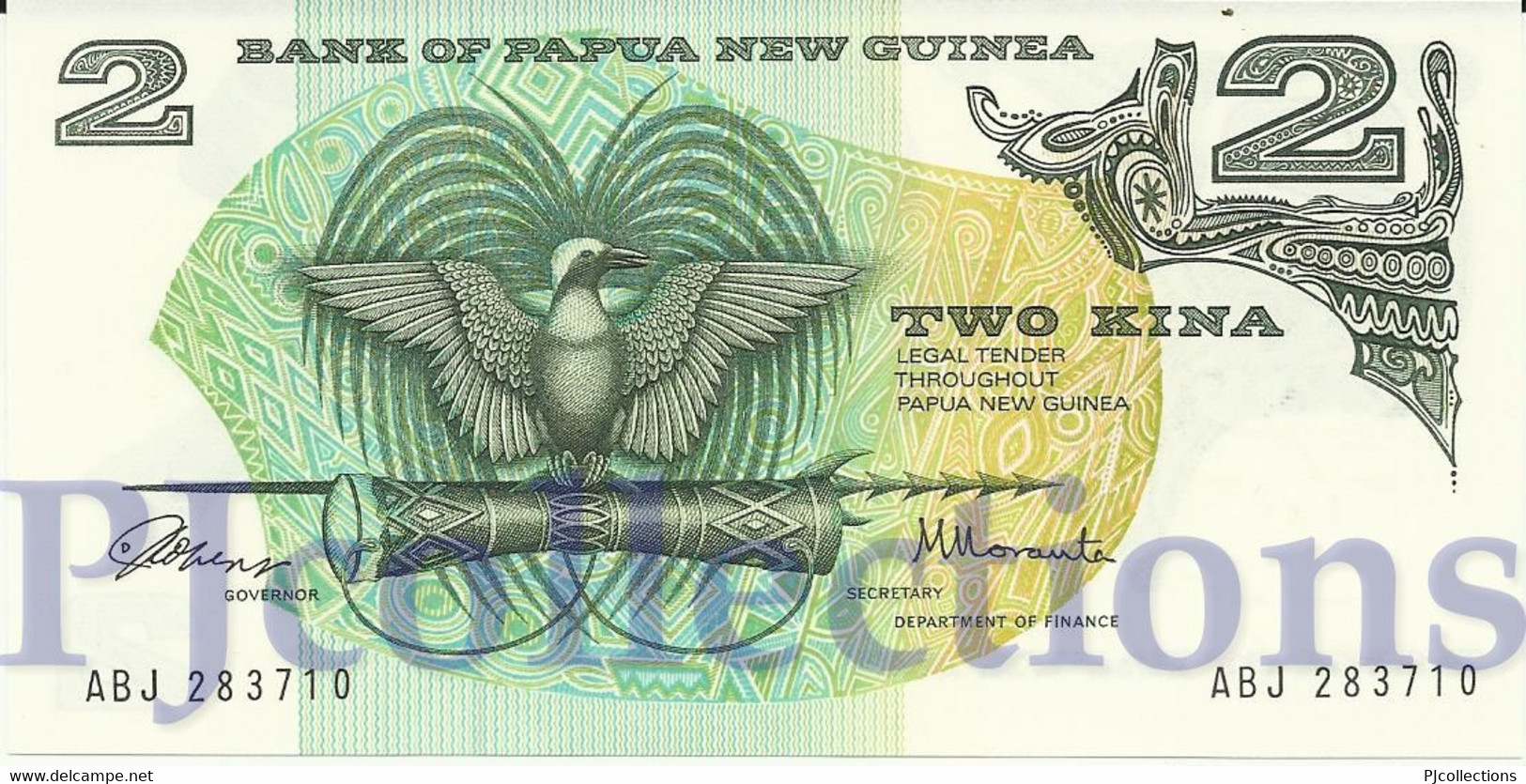 PAPUA NEW GUINEA 2 KINA 1975 PICK 1a UNC - Papua New Guinea