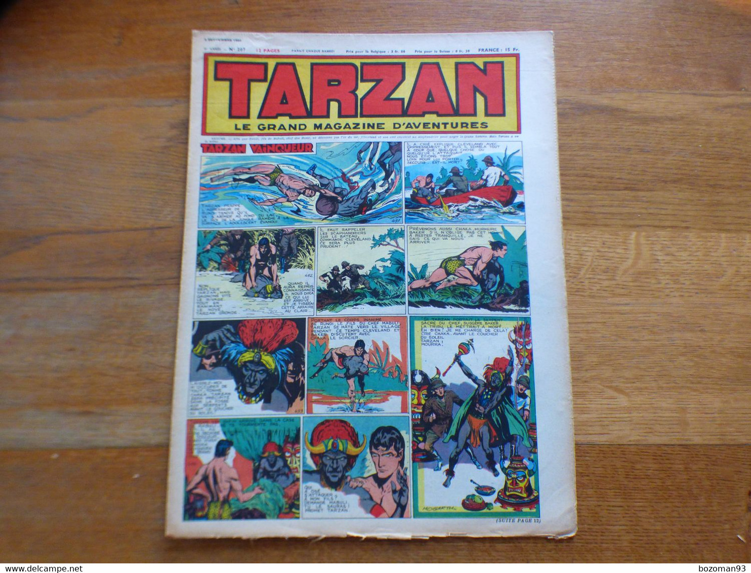 JOURNAL TARZAN N° 207  BUFFALO BILL + L'EPERVIER - Tarzan