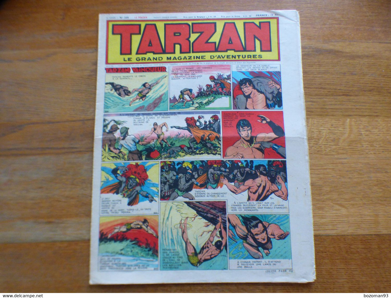 JOURNAL TARZAN N° 208  BUFFALO BILL + L'EPERVIER - Tarzan