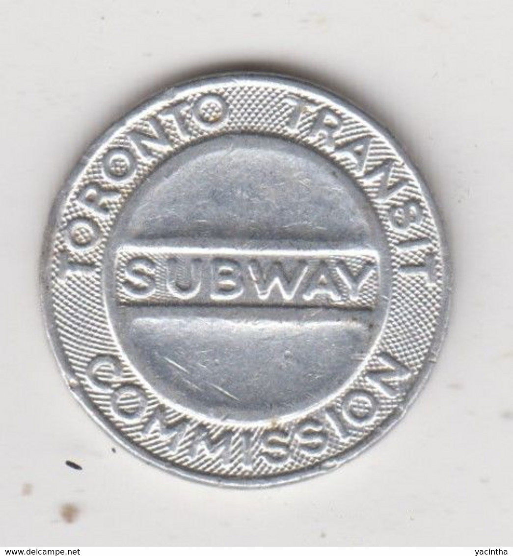 Toronto Subway . Good For One Fare    (1017) - Professionnels/De Société