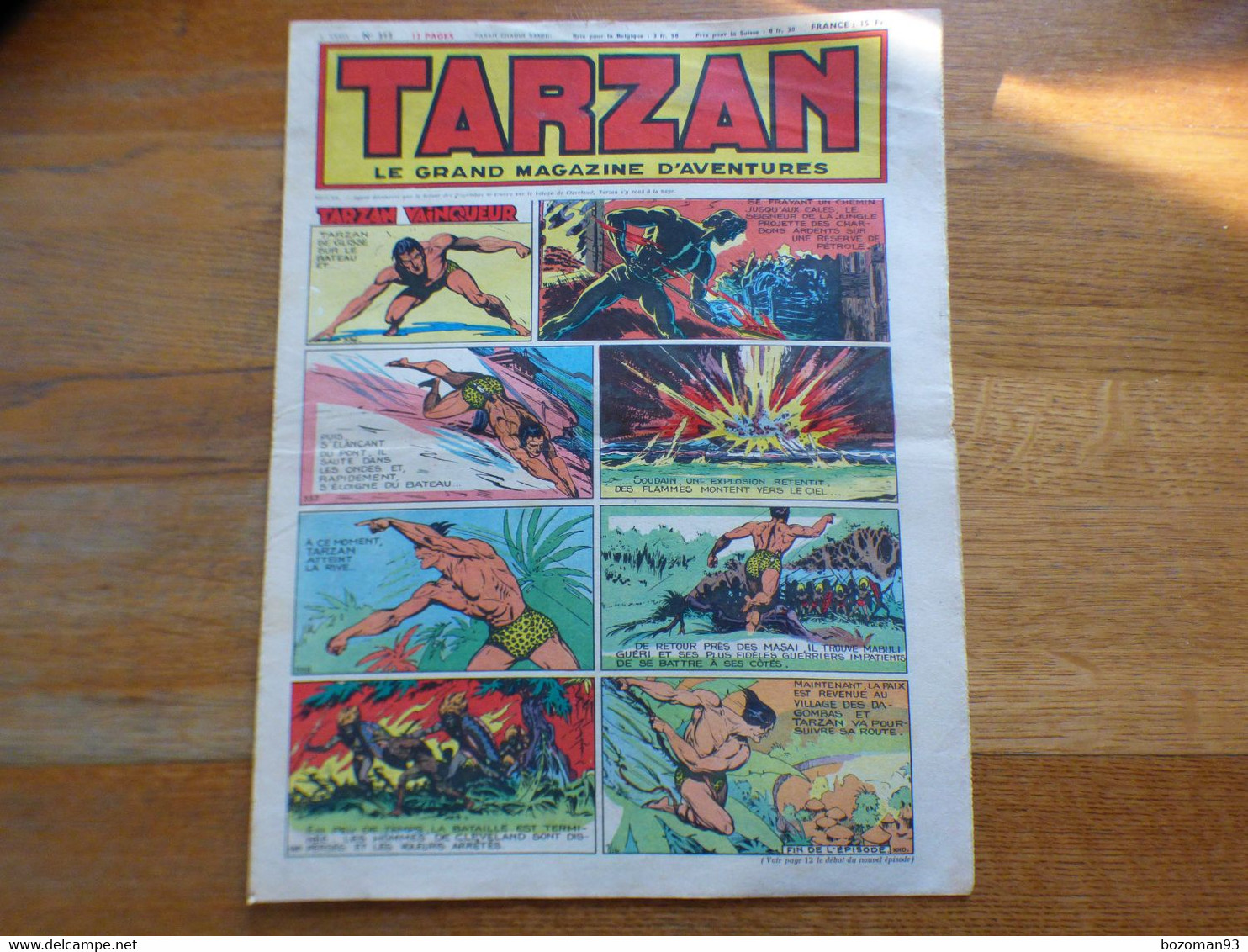 JOURNAL TARZAN N° 212  BUFFALO BILL + L'EPERVIER - Tarzan