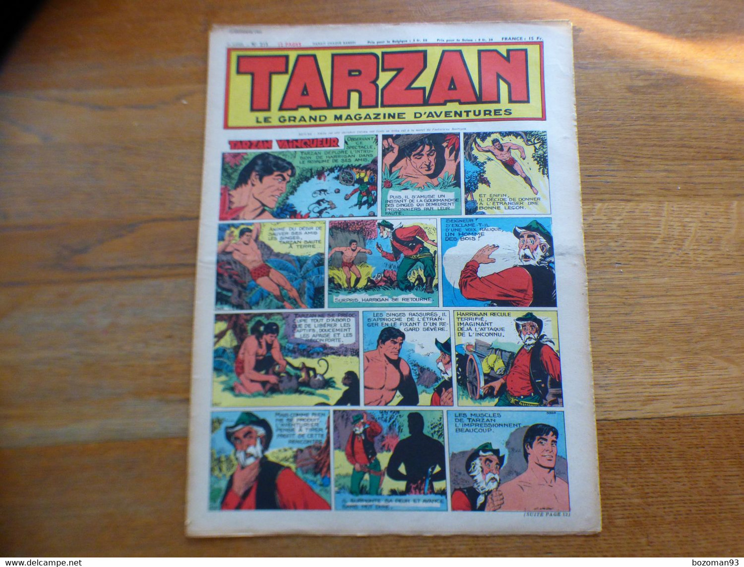 JOURNAL TARZAN N° 213 BUFFALO BILL + L'EPERVIER - Tarzan