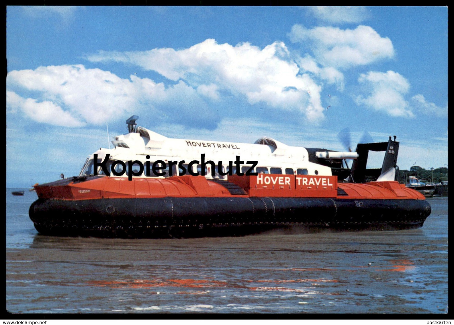 ÄLTERE POSTKARTE HOVERTRAVEL FREEDOM LUFTKISSENBOOT HOVERCRAFT RYDE SOUTHSEA Schiff Ship Bateau Ansichtskarte Postcard - Hovercraft
