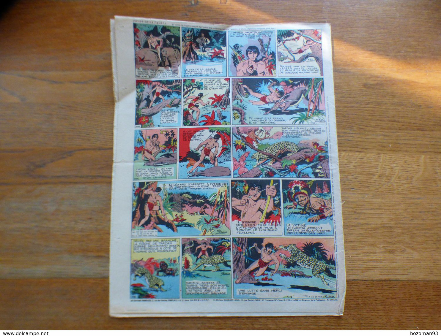JOURNAL TARZAN N° 218    BUFFALO BILL + L'EPERVIER - Tarzan
