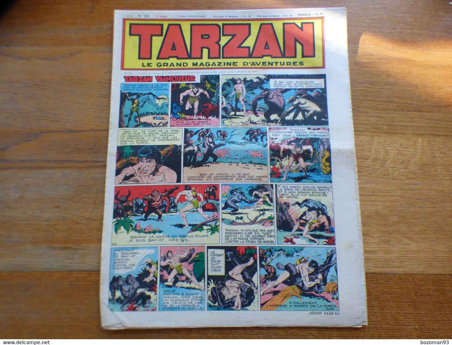 JOURNAL TARZAN N° 220    BUFFALO BILL + L'EPERVIER - Tarzan