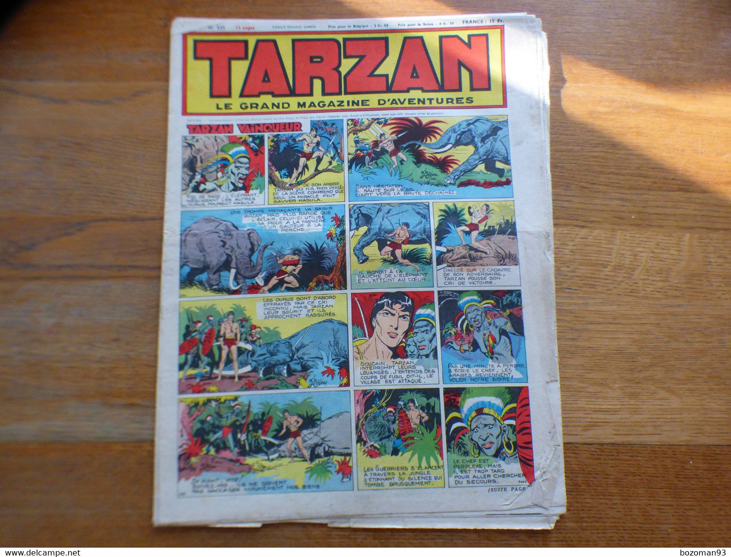 JOURNAL TARZAN N° 225    BUFFALO BILL + L'EPERVIER - Tarzan