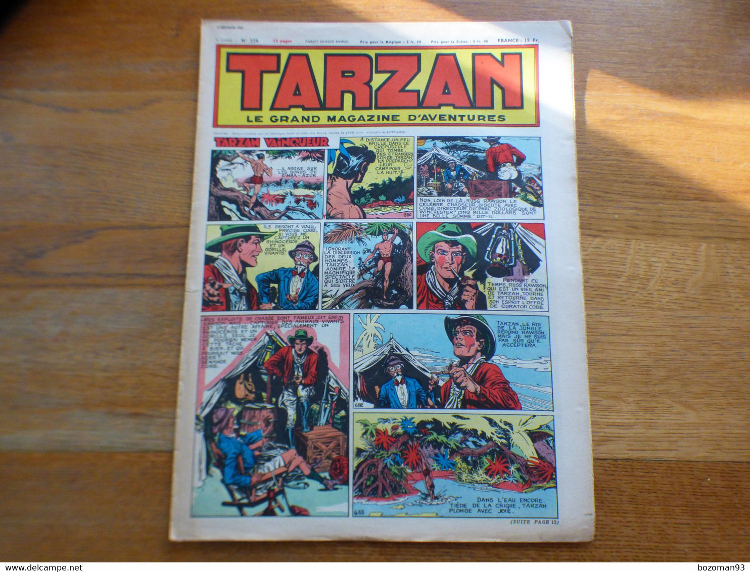 JOURNAL TARZAN N° 228    BUFFALO BILL + L'EPERVIER - Tarzan